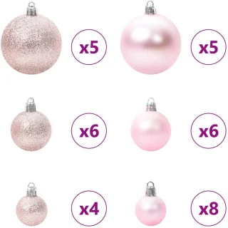 Op zijn kop staande kunstkerstboom