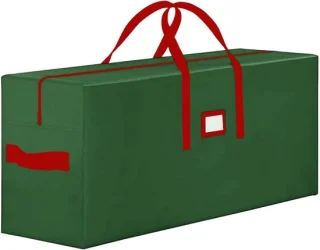 Opbergdoos Kerstboom - Decoratie Tas - Seizoensgebonden Opslag - Versterkte Handgrepen - Grote Afmetingen - Rood/Groen