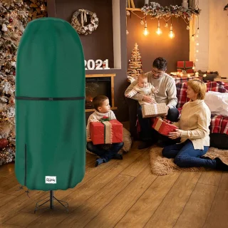 Opberghoes kerstboom rechtop