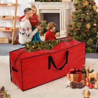 Opberghoes kunstkerstboom 250 cm groen