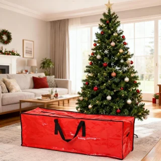 Opberghoes kunstkerstboom 250 cm groen
