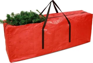 Opbergtas Grote Kunstkerstboom Rood