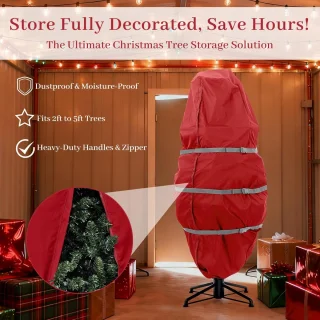 Opbergtas kerstboom 152x76 cm
