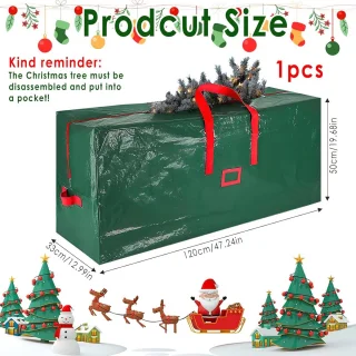 Opbergtas kerstboom 180 cm - 120 x 50 x 33 cm