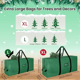 Opbergtas kerstboom 210 cm
