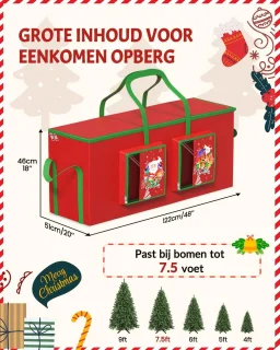 Opbergtas kerstboom 210 cm