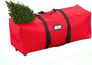 Opbergtas Kerstboom 240 cm Rood