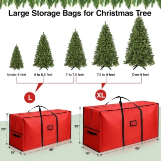 Opbergtas kerstboom tot 190 cm