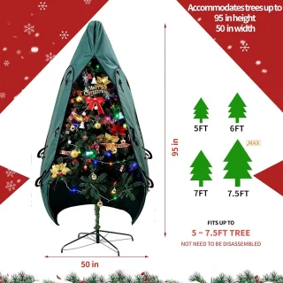 Opbergtas kunstkerstboom 150–270 cm
