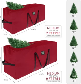 Opbergtas kunstkerstboom 2,28 m