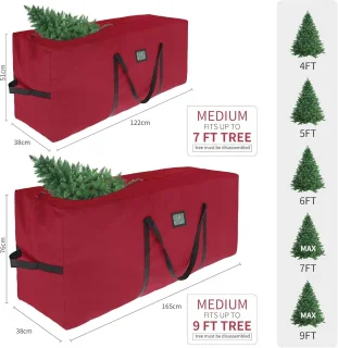 Opbergtas kunstkerstboom 274 cm