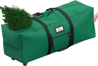 Opbergtas kunstkerstboom groen