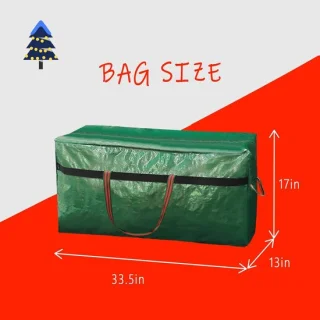 Opbergtas kunstkerstboom - groen