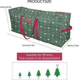 Opbergtas voor 9 ft kerstboom