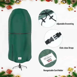 Opbergtas voor kerstboom en decoraties - groen