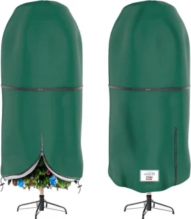 Opbergtas voor kerstboom en decoraties - groen