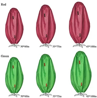 Opbergtas voor Kerstboom en Decoraties (rechtopstaand)