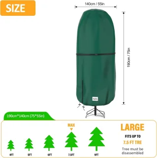 Opbergtas voor kerstboom (tot 230 cm)