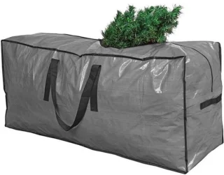 Opbergtas voor kunstboom 165 cm - Grijs