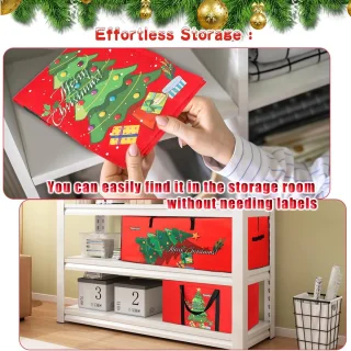 Opbergtas voor kunstkerstboom en kerstdecoratie