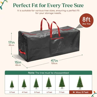 Opbergtas voor kunstkerstboom - Groen