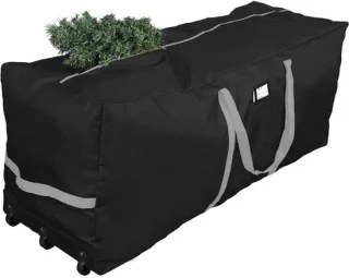 Opbergtas voor kunstkerstboom met wielen en handgrepen