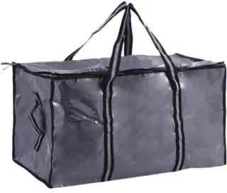 Opbergzak voor kerstboom - Kerstboomhoes - 70x40x36 cm - Grijs