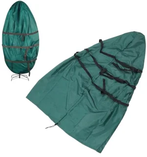 Opbergzak voor staande kunstkerstboom 45 x 94 inch groen