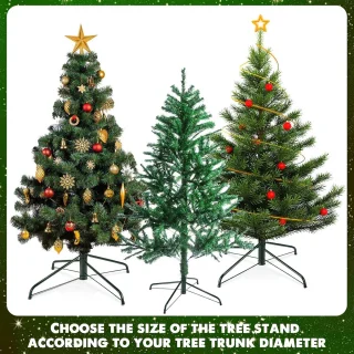 Opvouwbare Kerstboomstandaard 50 cm Metaal Groen