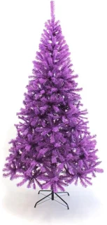 Paarse kerstboom 7 voet PVC