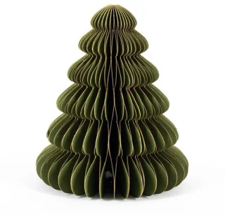 Papieren kerstboom