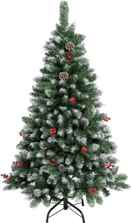 PIPIPOXER kunstkerstboom met sneeuw – 150 cm