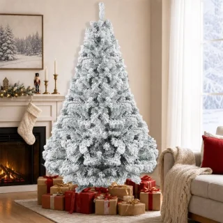 PIPIPOXER kunstkerstboom met sneeuw - 180 cm