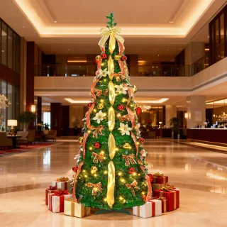 Pop-up Kerstboom 1,5 m - Donkergroen