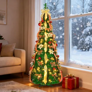 Pop-up Kerstboom 1,5 m - Donkergroen
