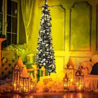 Pop-up kunstkerstboom 1,5 m zwart