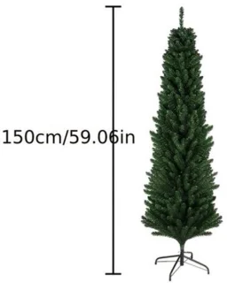 Potloodkerstboom – smalle kunstkerstboom – decoratieve kerstboom – mini kerstboom – kunstboom