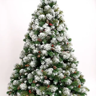 Premfy Kunstkerstboom 180 cm met dennenappels