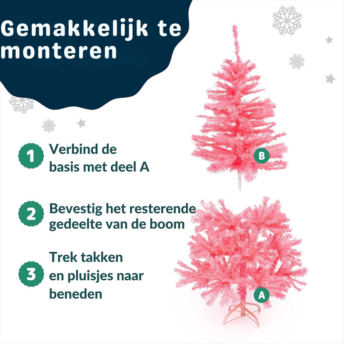 Premium 120 cm Scharnierende Kunstkerstboom Canadese Spar