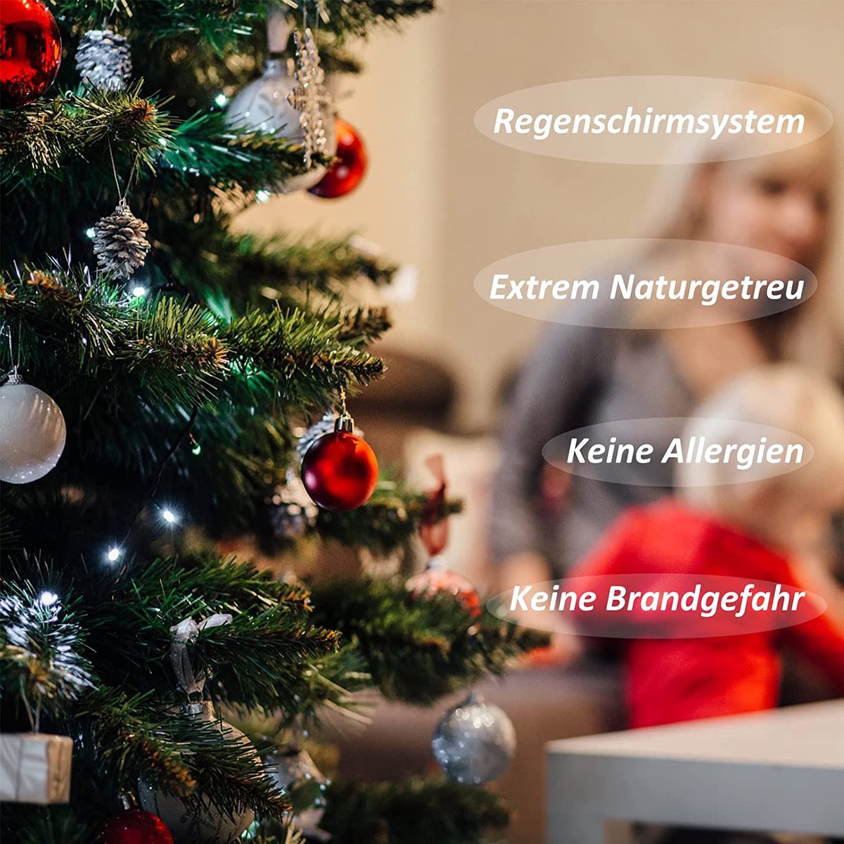 Premium Kunstkerstboom 130x210 cm