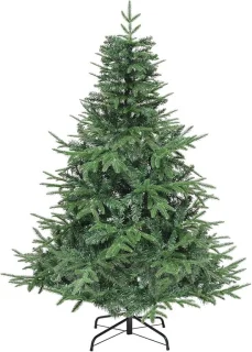 Premium kunstkerstboom - 152 cm - dennenboom met metalen standaard
