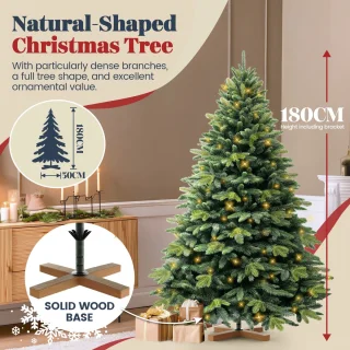 Premium Kunstkerstboom 180 cm PVC/PE Spar