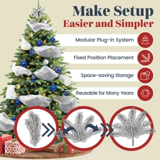 Premium Kunstkerstboom 180 cm PVC/PE Spar