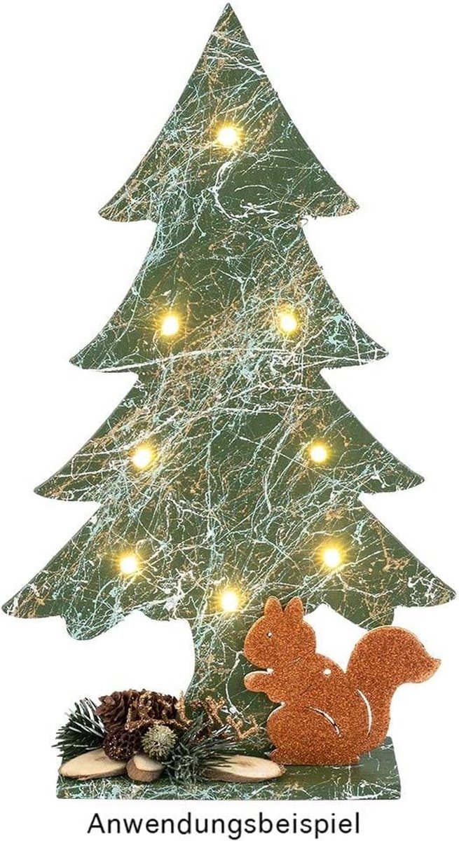 Premium kunstkerstboom 27x16x0,5 cm
