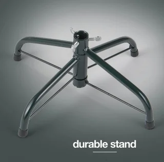 Premium zwarte kunstkerstboom 120 cm Canadese spar met 320 takpunten