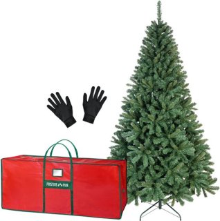Een volle, winterse kerstboom zonder gepruts: PristinePine Nordic Frost Fir 180 cm