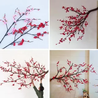 Pruimenbloesemboom kunstboom 1m x 0,8m roze