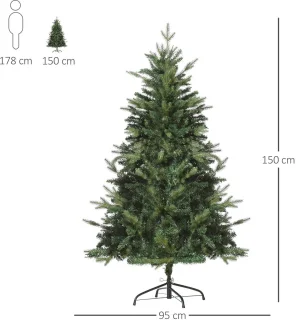 Pugsdrly Kunstkerstboom 150 cm