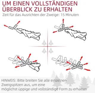 Pugsdrly Kunstkerstboom 180 cm