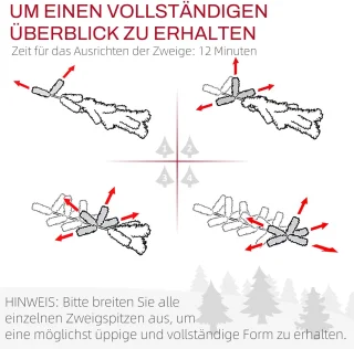 Pugsdrly Kunstkerstboom 183 cm